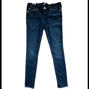 True Religion Stella Low Rise Skinny Jeans Blue Women’s Size 29